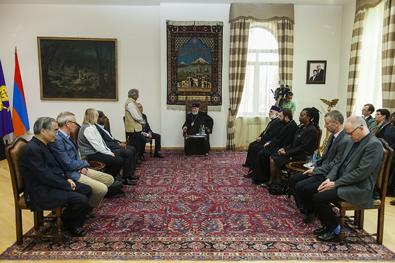 Ամենայն Հայոց Կաթողիկոսն ընդունեց «Եկեղեցիների համատեղ գործողություն» համադաշնության ղեկավար խորհրդի անդամներին 12 12-ACT Alliance 1