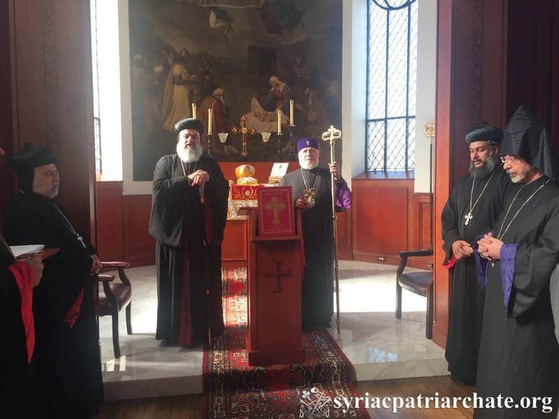 Ամենայն Հայոց Կաթողիկոսը հանդիպեց Ասորի Ուղղափառ Եկեղեցու պետի հետ 12 asori1