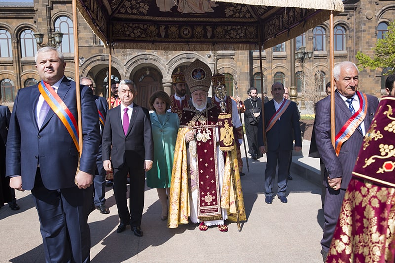 Մայր Աթոռ Սուրբ Էջմիածնում նշվեց Սուրբ Հարության տոնը (նկարներ) 12 1 1