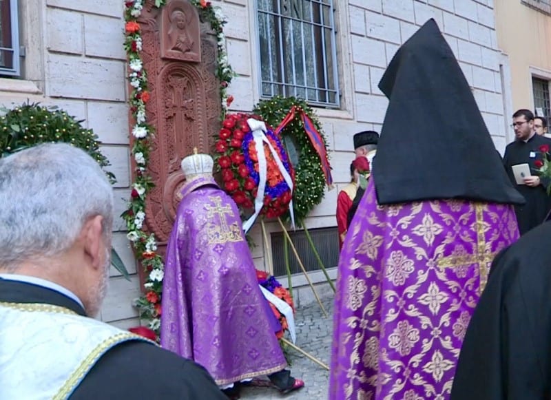 Հայոց Ցեղասպանության սուրբ նահատակների ոգեկոչումը Հռոմում (նկարներ) 14 Hrom 3