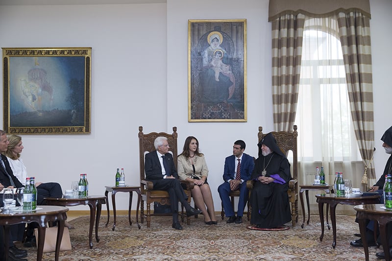 31 2 1 - Իտալիայի Հանրապետության նախագահն այցելեց  Մայր Աթոռ Սուրբ Էջմիածին (նկարներ)