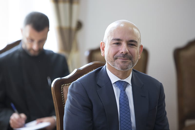 Ամենայն Հայոց Կաթողիկոսն ընդունեց Լոս Անջելեսի Կալիֆոռնիայի համալսարանի ռեկտորին 13 20 2