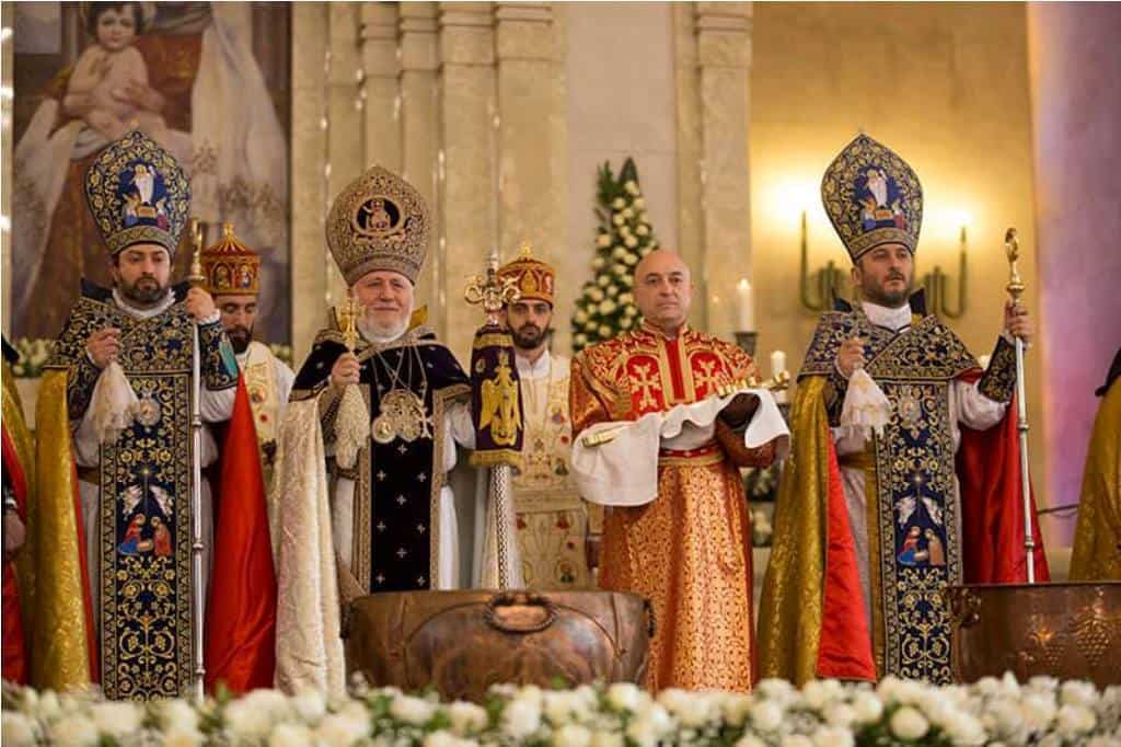 Ամենայն Հայոց Կաթողիկոսը համայն հայությանը հղեց Տիրոջ Ս. Ծննդյան և Աստվածհայտնության ավետիսը (նկարներ) 14 03 Cnund 2019
