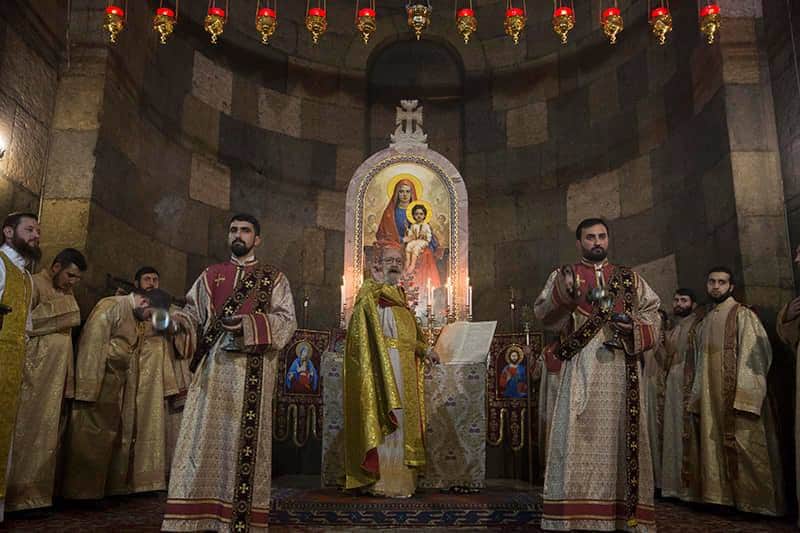Սուրբ Ծննդյան Ճրագալույցի Պատարագը Սուրբ Գայանե վանքում (նկարներ) 23 Chragaluyc 13