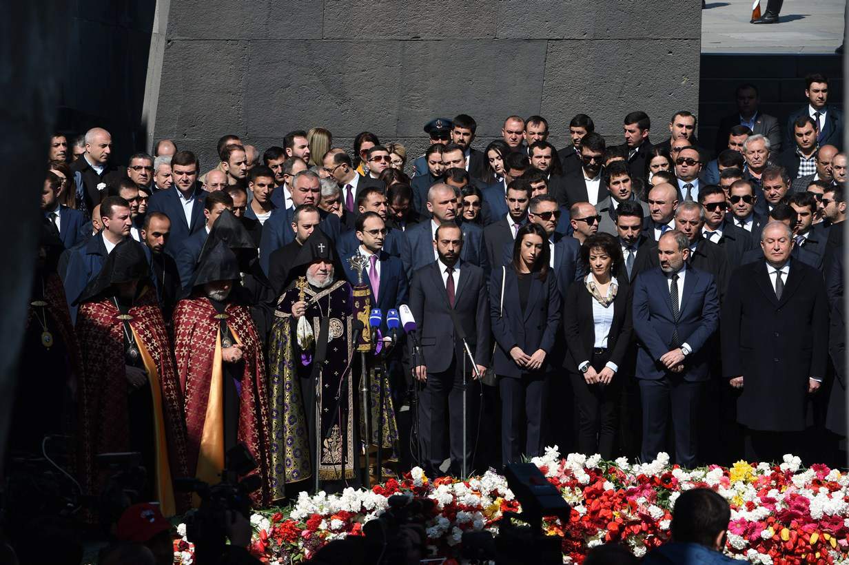 Հայոց Ցեղասպանության սուրբ նահատակների ոգեկոչման արարողությունները Ծիծեռնակաբերդի հուշահամալիրում և Մայր Աթոռ Սուրբ Էջմիածնում 14 Cegh 24.04.2019 3
