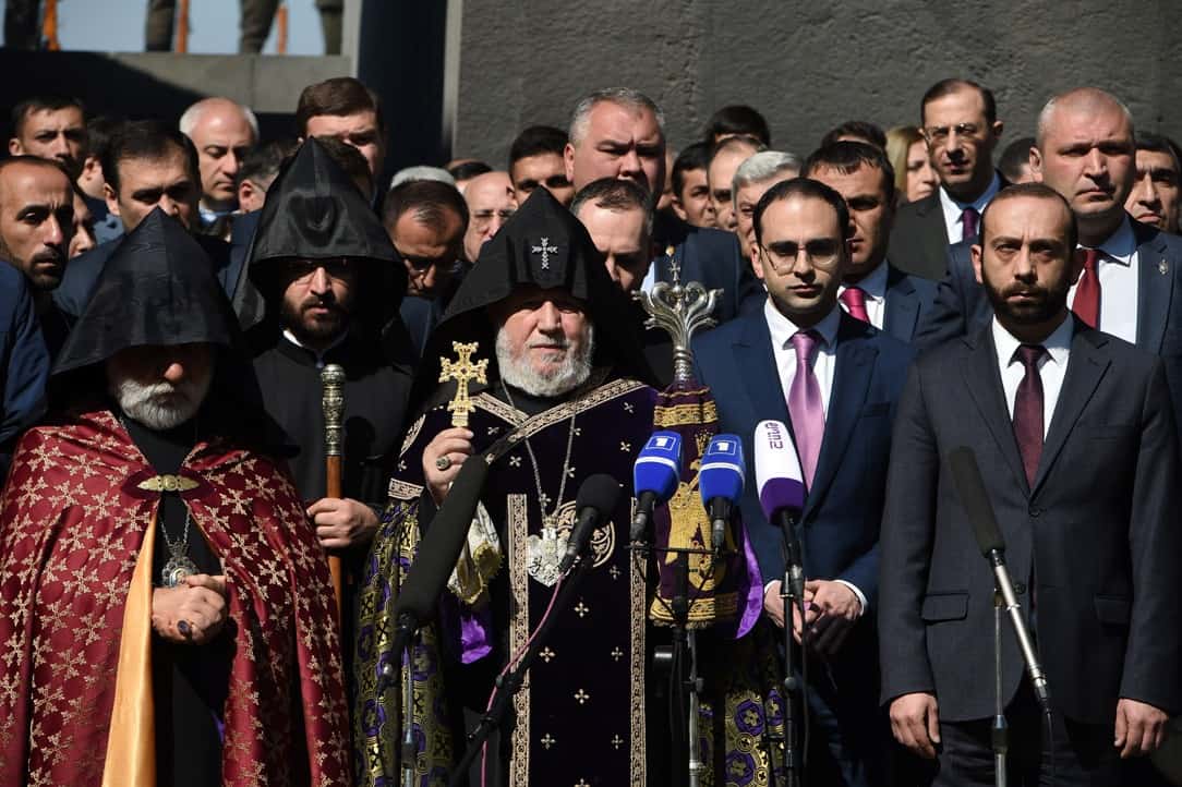 Հայոց Ցեղասպանության սուրբ նահատակների ոգեկոչման արարողությունները Ծիծեռնակաբերդի հուշահամալիրում և Մայր Աթոռ Սուրբ Էջմիածնում 15 Cegh 24.04.2019 4