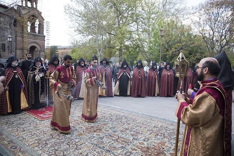 Հայոց Ցեղասպանության սուրբ նահատակների ոգեկոչման արարողությունները Ծիծեռնակաբերդի հուշահամալիրում և Մայր Աթոռ Սուրբ Էջմիածնում 20 Cegh 24.04.2019 9