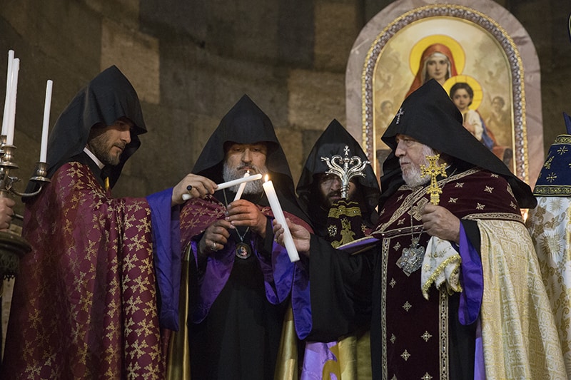Սուրբ Հարության Ճրագալույցի Պատարագը Սուրբ Գայանե վանքում 23 Chrag. 20.04 2019 7