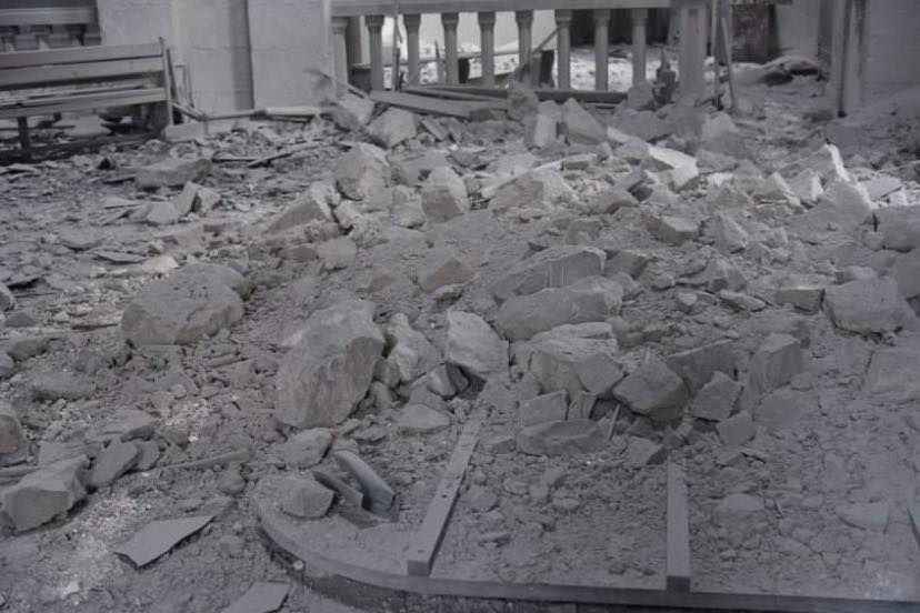 Թշնամին հարվածեց Շուշիի խորհրդանիշ Ղազանչեցոց եկեղեցուն (նկարներ, Տեսանյութ) 14 03.10