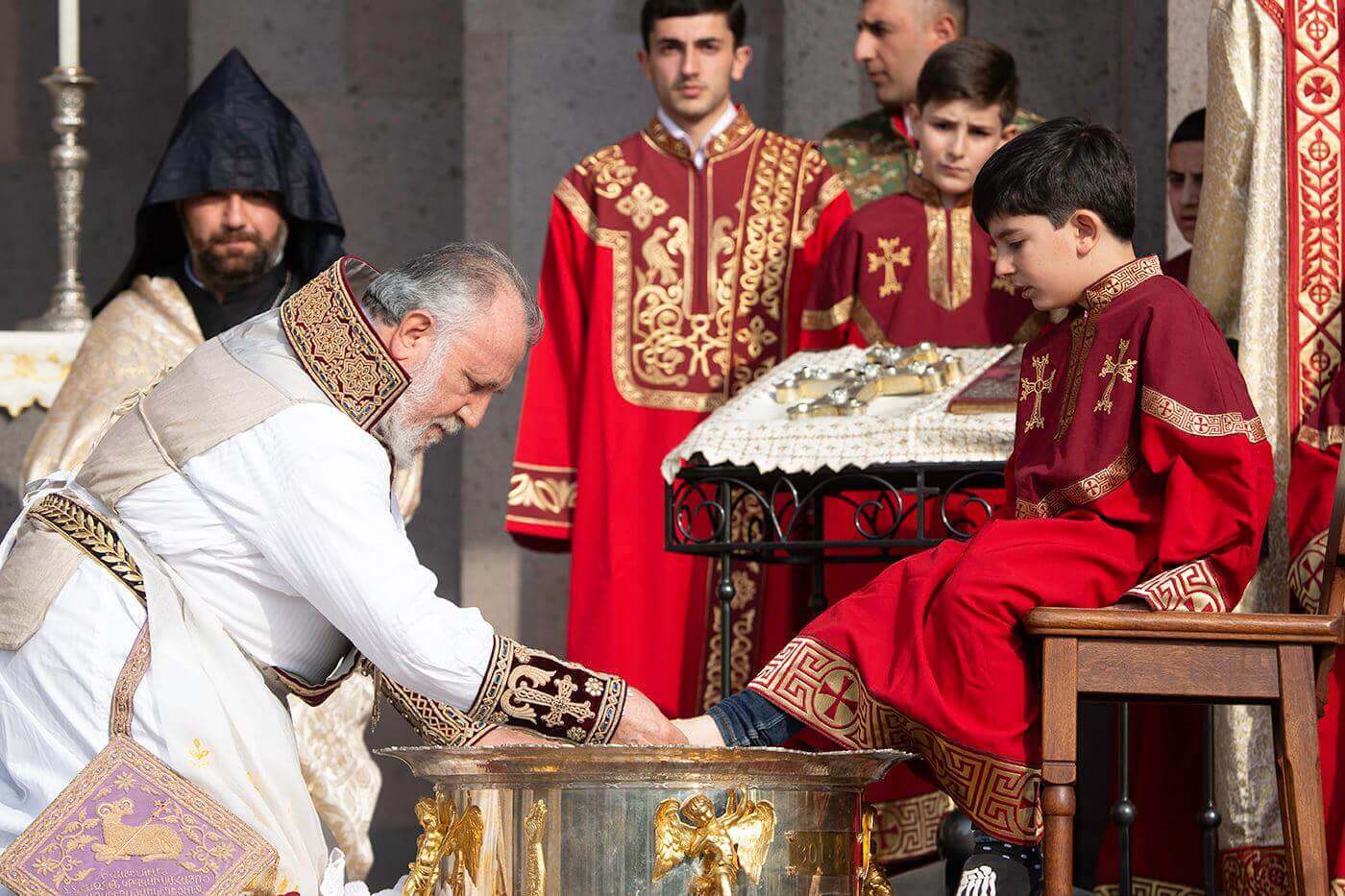 Ոտնլավայի կարգը Մայր Աթոռ Սուրբ Էջմիածնում (նկարներ) 22 01․11
