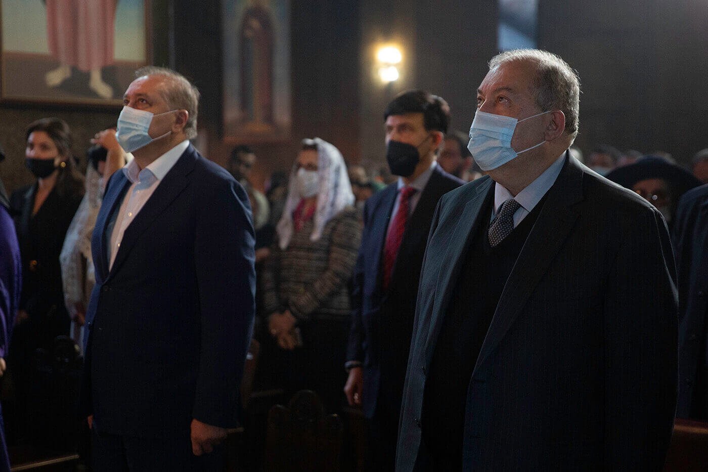 Սուրբ Հարության Ճրագալույցի Պատարագը Սուրբ Գայանե վանքում (նկարներ) 23 03 12