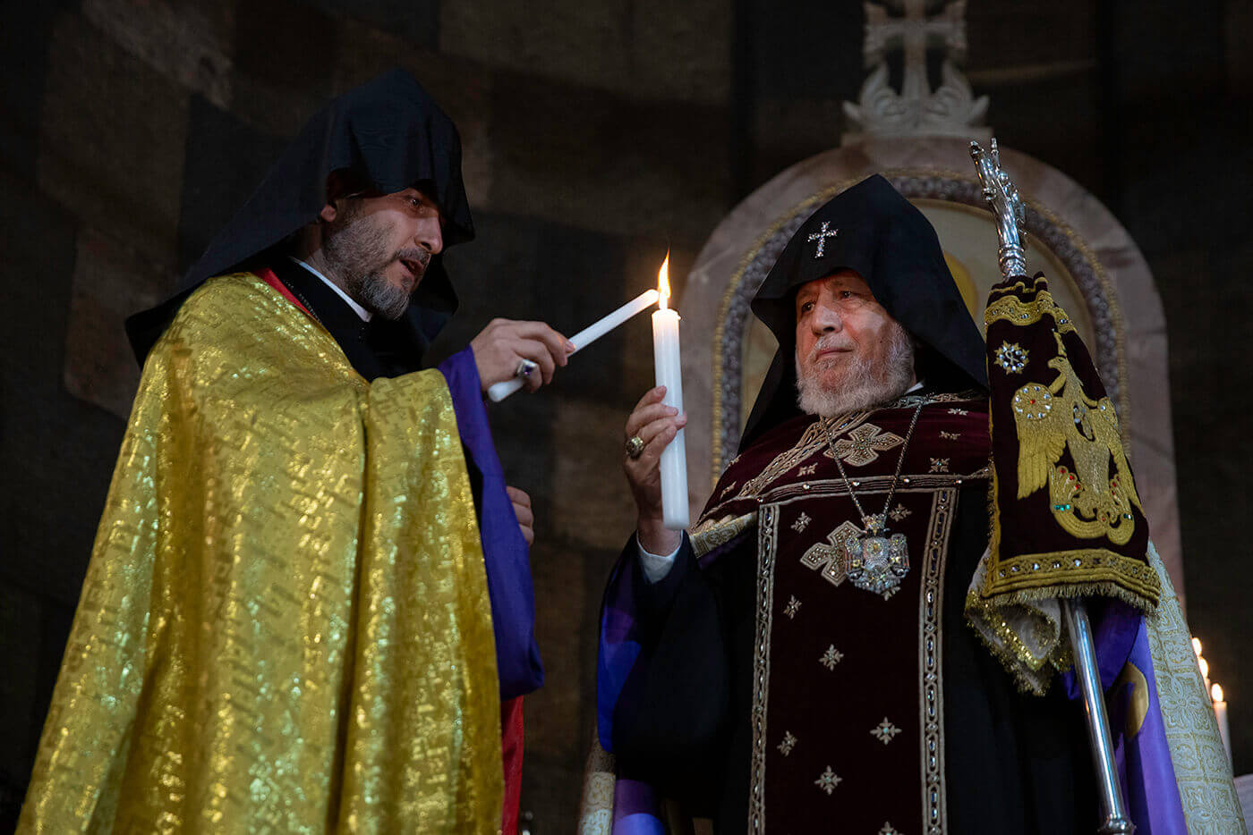 Սուրբ Հարության Ճրագալույցի Պատարագը Սուրբ Գայանե վանքում (նկարներ) 17 03 6