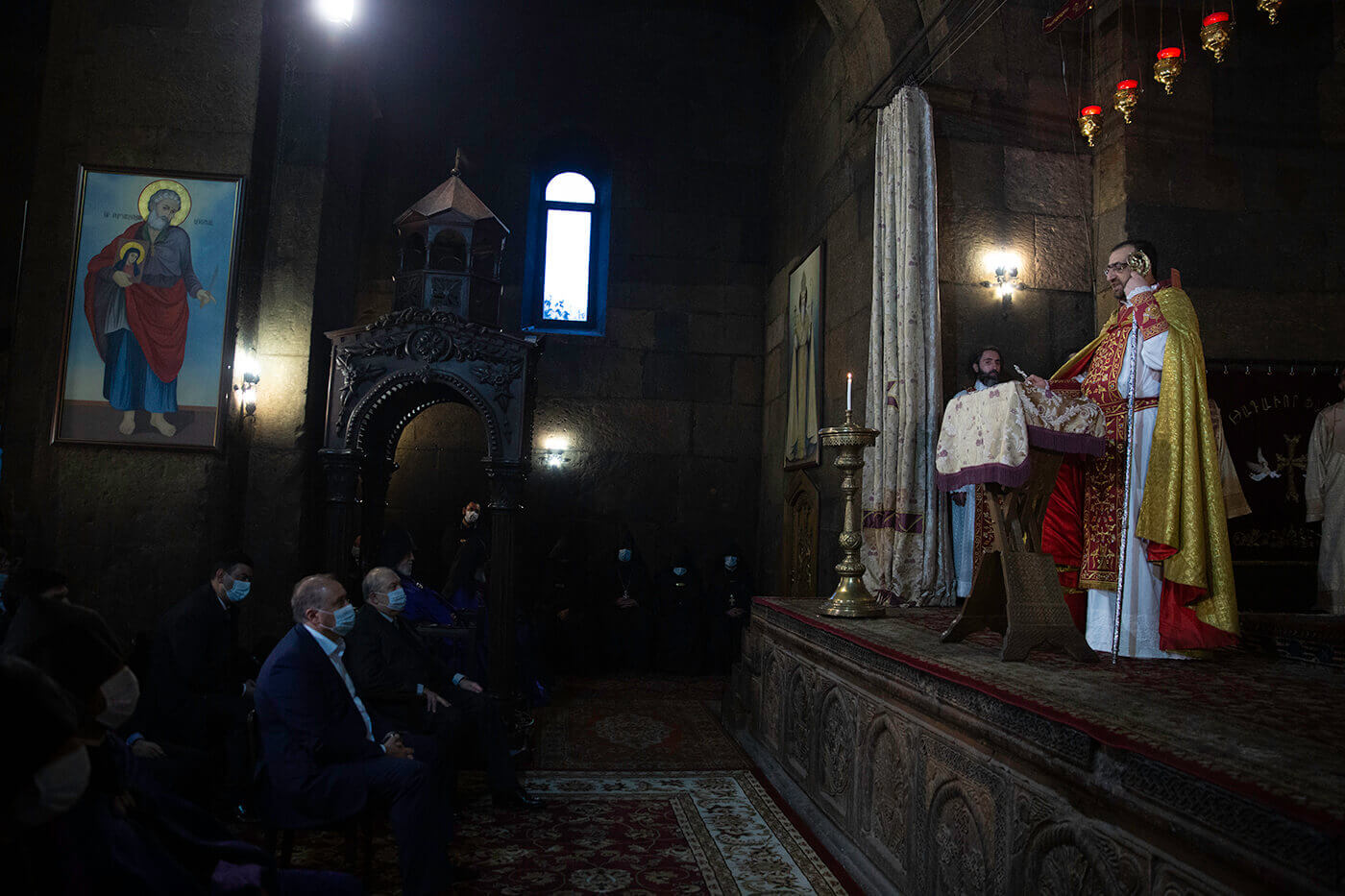 Սուրբ Հարության Ճրագալույցի Պատարագը Սուրբ Գայանե վանքում (նկարներ) 18 03 7