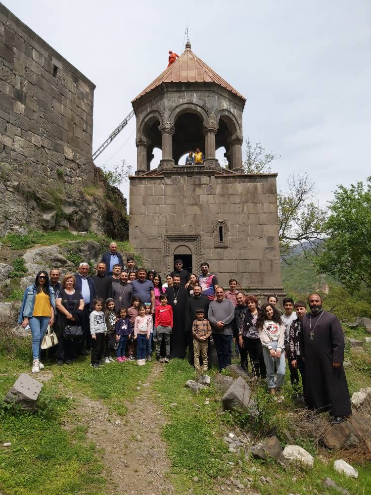 Ամրակայվել և վերականգնվել էր Քոբայրի վանքի զանգակատունը 12 Qobayr 02.20.21