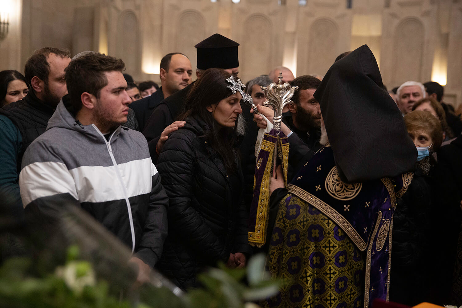 Երևանի Սուրբ Գրիգոր Լուսավորիչ մայր եկեղեցում կատարվեց արցախյան 44–օրյա պատերազմում նահատակված 9 զինծառայողների հուղարկավորության եկեղեցու կարգը 19 08.12