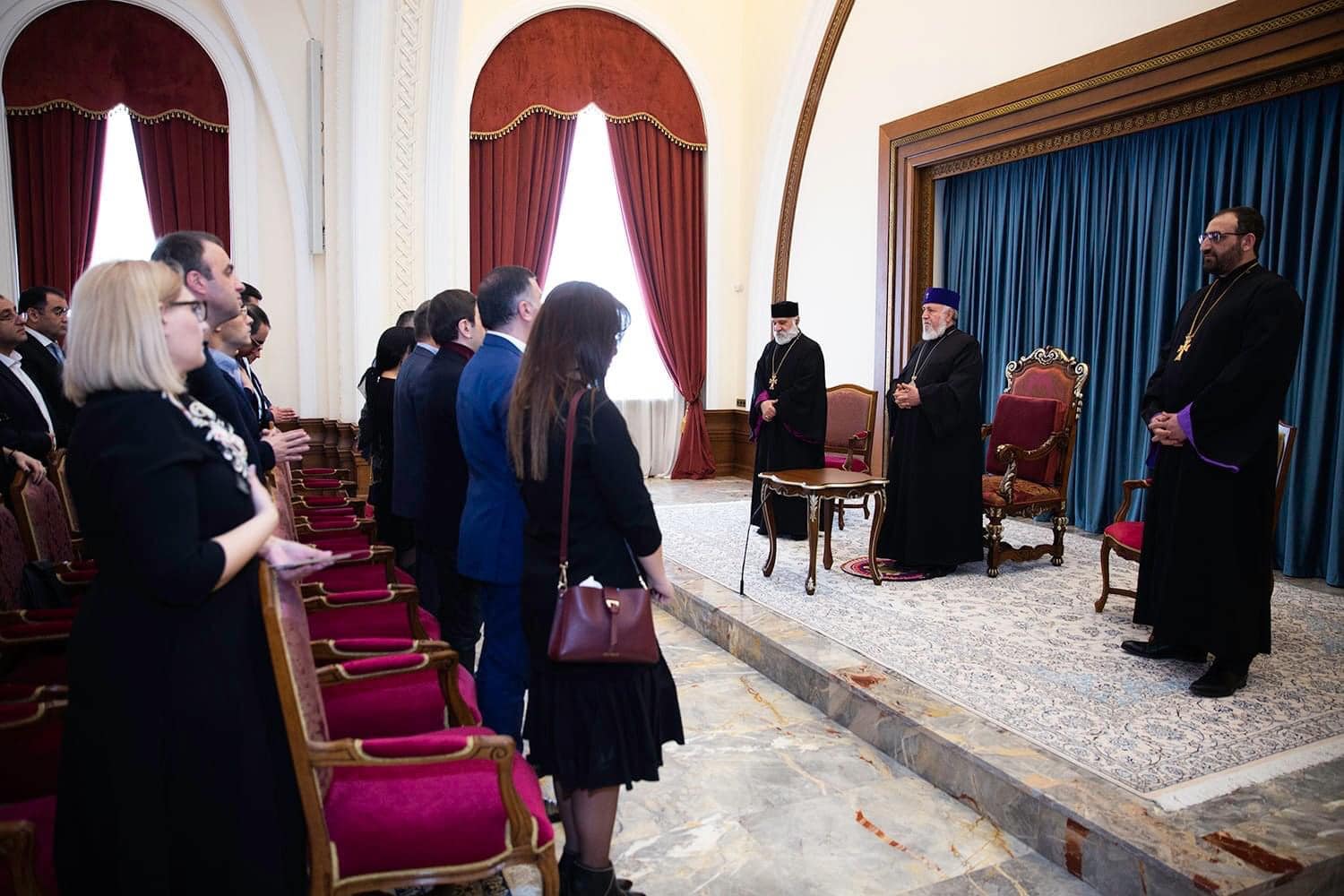 Ամենայն Հայոց Կաթողիկոսն ընդունեց ՀՀ Դատավորների միության անդամներին 12 Datav 03.01