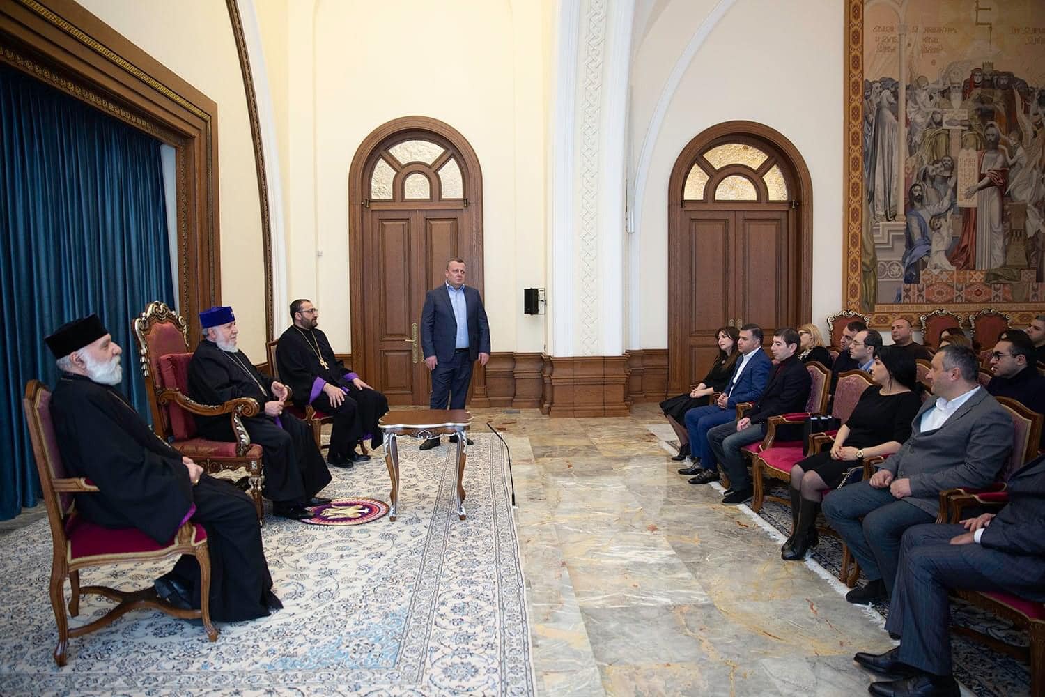 Ամենայն Հայոց Կաթողիկոսն ընդունեց ՀՀ Դատավորների միության անդամներին 13 Datav 03.02