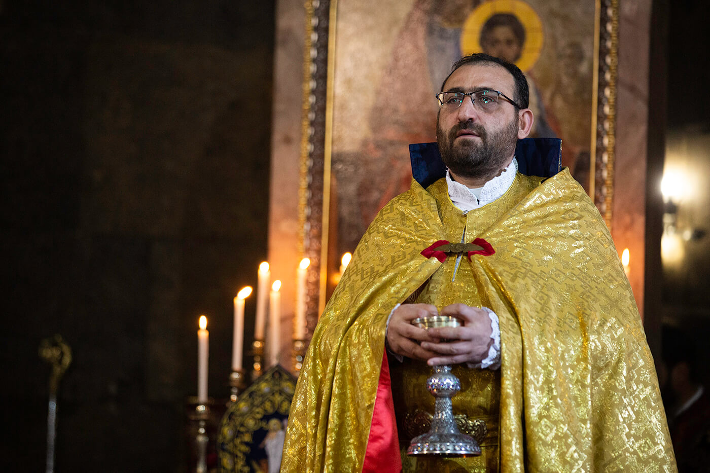 Հայոց Ցեղասպանության սուրբ նահատակների ոգեկոչման արարողությունները Մայր Աթոռ Սուրբ Էջմիածնում 13 0304