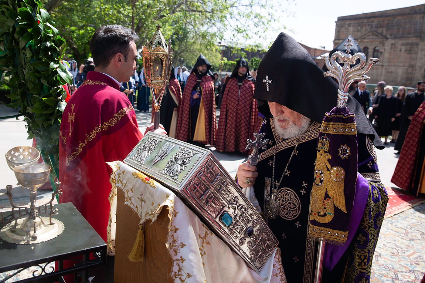 Հայոց Ցեղասպանության սուրբ նահատակների ոգեկոչման արարողությունները Մայր Աթոռ Սուրբ Էջմիածնում 18 0804