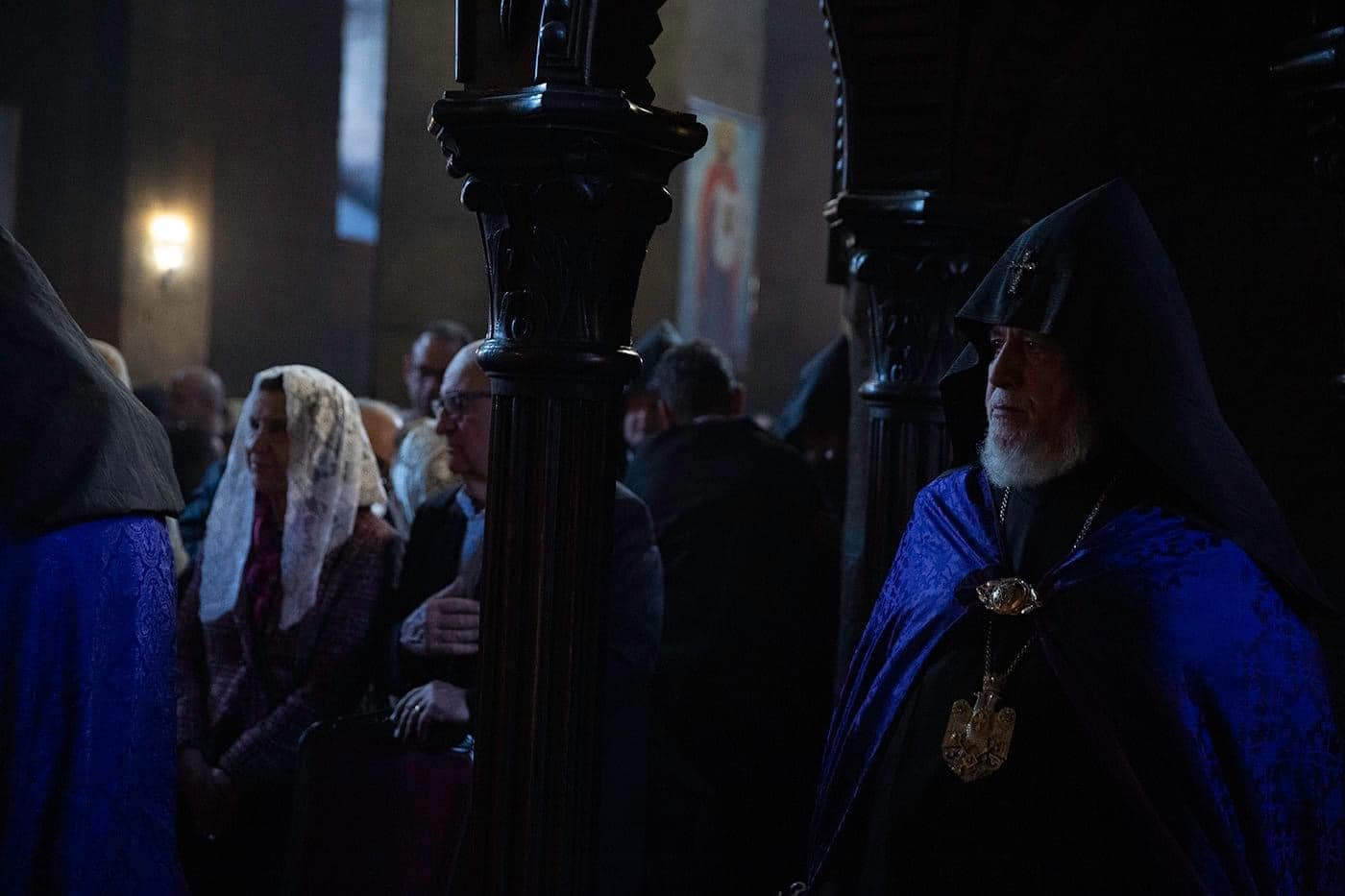 Սուրբ Հարության Ճրագալույցի Պատարագը Սուրբ Գայանե վանքում (նկարներ) 24 Chrag 17.04.13