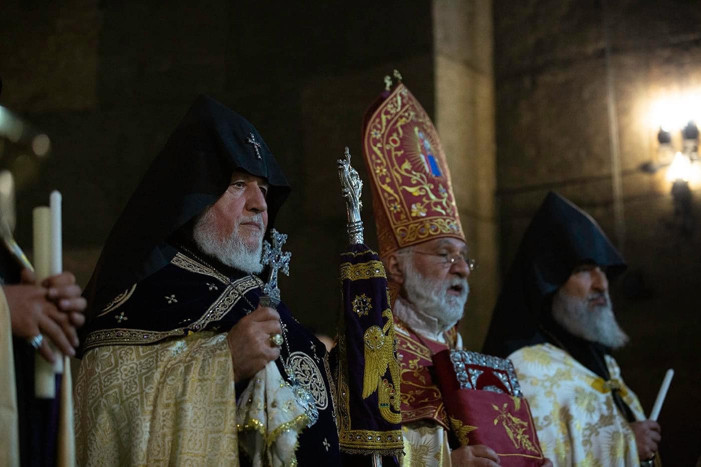 Սուրբ Հարության Ճրագալույցի Պատարագը Սուրբ Գայանե վանքում (նկարներ) 28 Chrag 17.04.17
