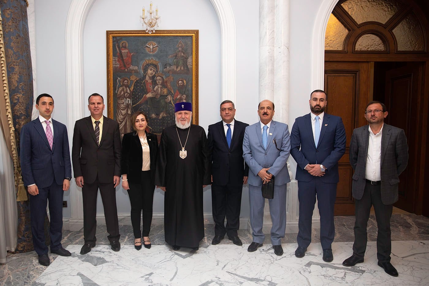 Ամենայն Հայոց Կաթողիկոսն ընդունեց Սիրիա-Հայաստան բարեկամական խմբի պատվիրակությանը 18 bareka 05.07