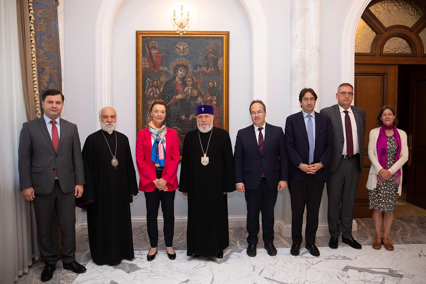 Ամենայն Հայոց Կաթողիկոսն ընդունեց ԵԽ Գլխավոր քարտուղարին 18 12.06