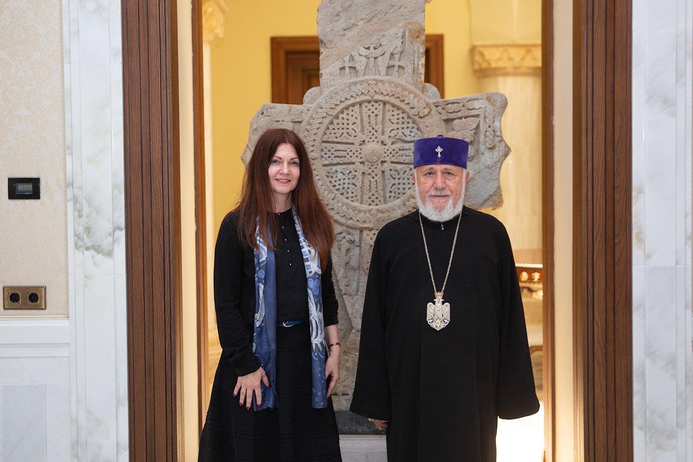 Ամենայն Հայոց Կաթողիկոսն ընդունեց ՀՀ-ում Սերբիայի դեսպանին (նկարներ) 12 Serbia despan 1