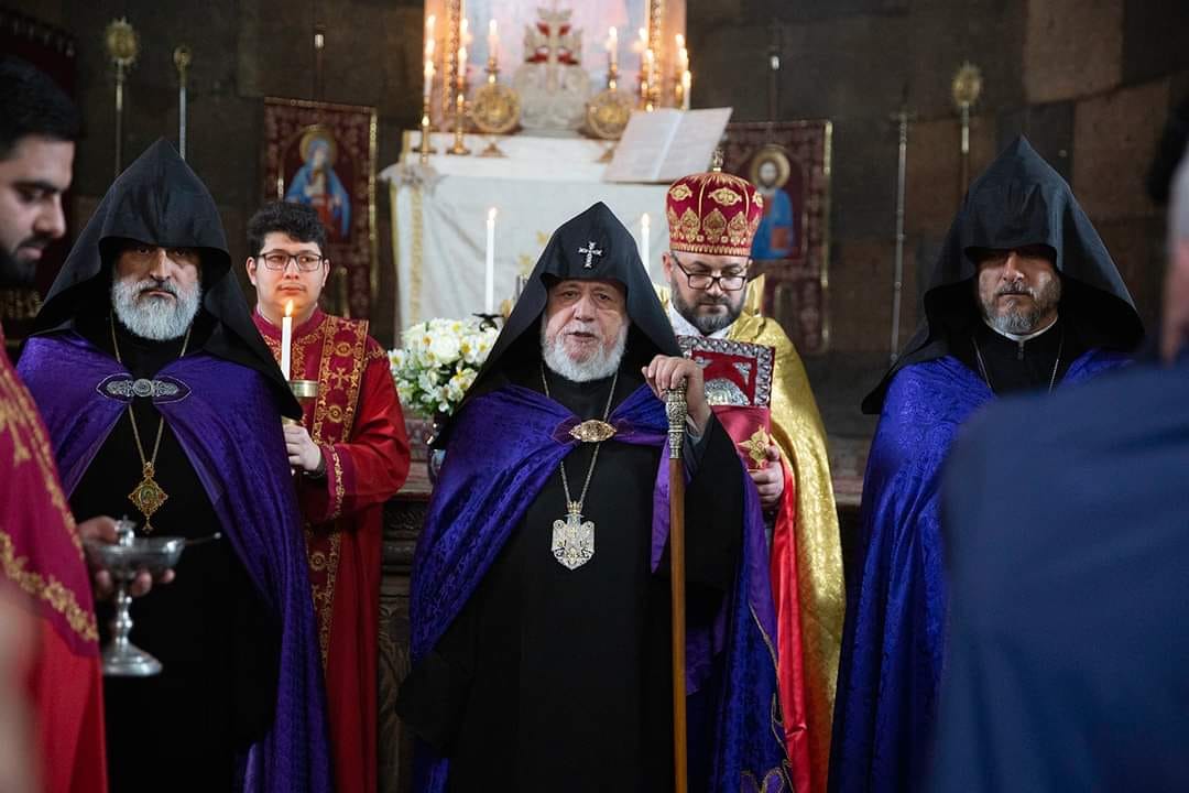 Հայոց Ցեղասպանության սուրբ նահատակների ոգեկոչման արարողությունները Մայր Աթոռ Սուրբ Էջմիածնում (նկարներ) 14 Ceghaspanutyan vogekochum 3