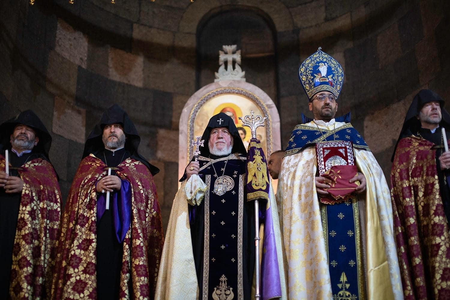 Սուրբ Հարության Ճրագալույցի Պատարագը Սուրբ Գայանե վանքում 24 chragaluyts 13