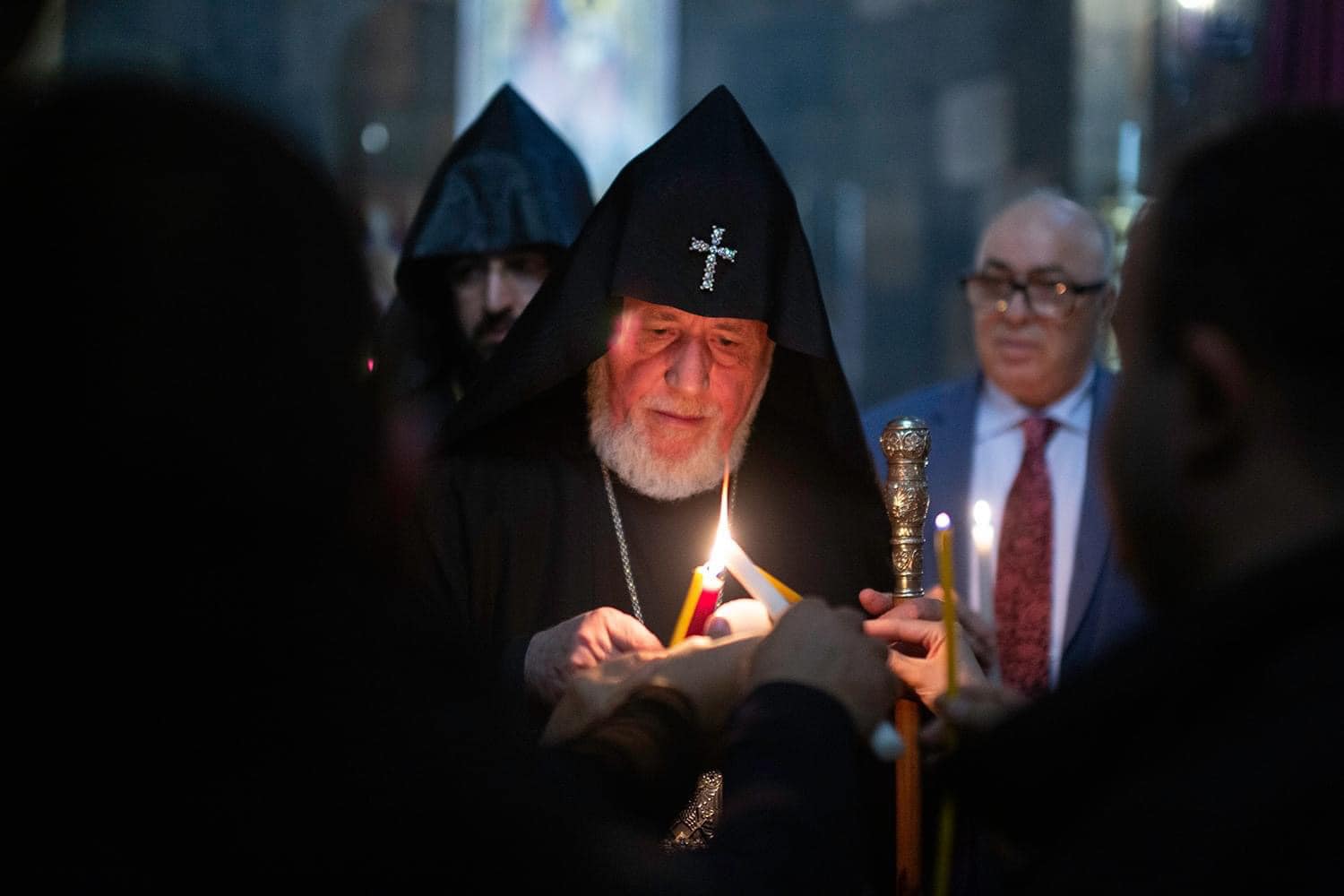 Սուրբ Հարության Ճրագալույցի Պատարագը Սուրբ Գայանե վանքում 27 chragaluyts 16