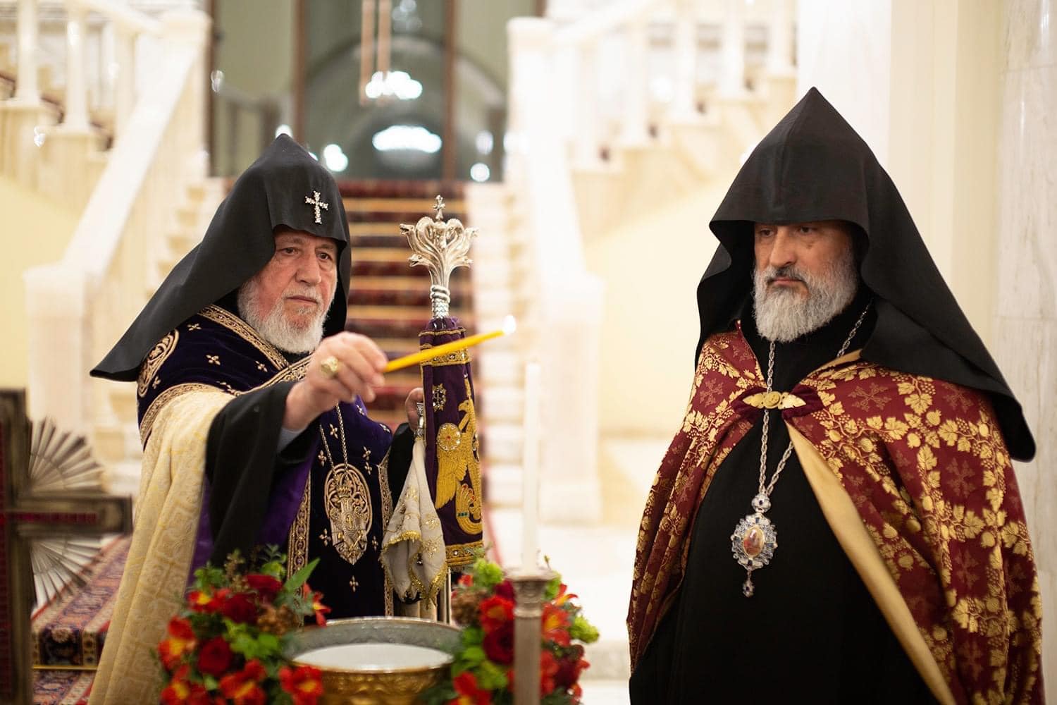 Սուրբ Հարության Ճրագալույցի Պատարագը Սուրբ Գայանե վանքում 29 chragaluyts 18