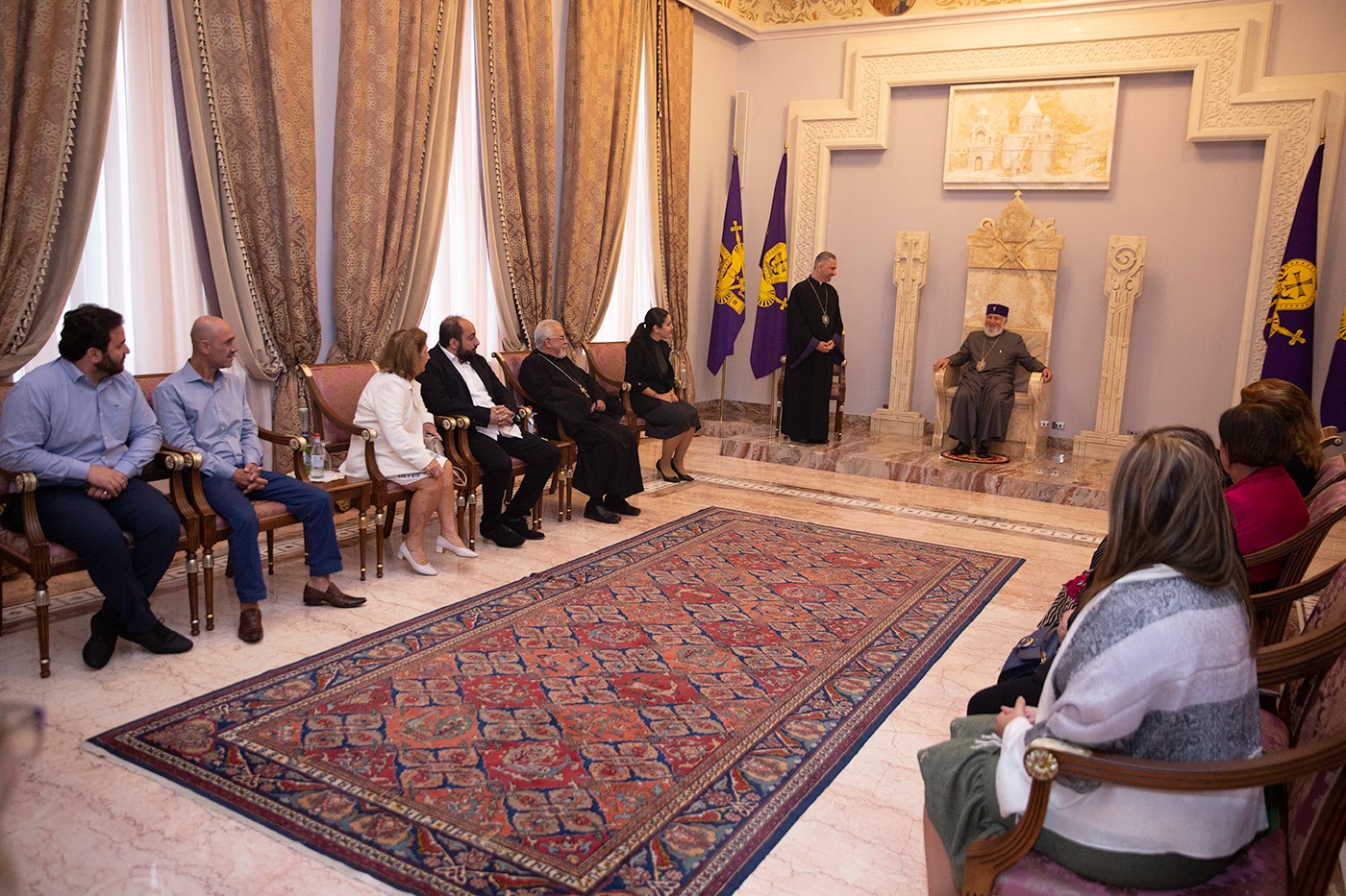 Ամենայն Հայոց Կաթողիկոսն ընդունեց Բրազիլիայի հայոց թեմի ուխտավորներին (նկարներ) 12 Brazilyayi ughtavorner 1