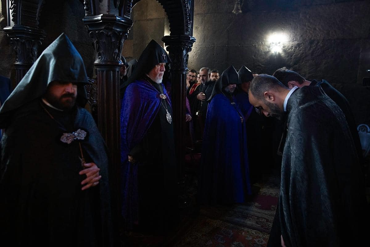 Սուրբ Հարության Ճրագալույցի Պատարագը Սուրբ Գայանե վանքում (նկարներ) 13 Chragaluc 2