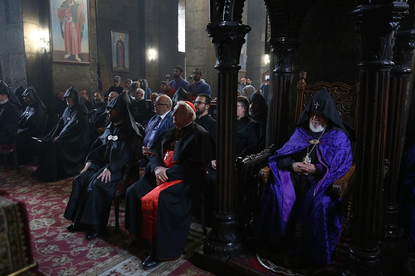 Հայոց Ցեղասպանության սուրբ նահատակների ոգեկոչման արարողությունները Մայր Աթոռ Սուրբ Էջմիածնում (նկարներ) 12 Surb nahtak 1