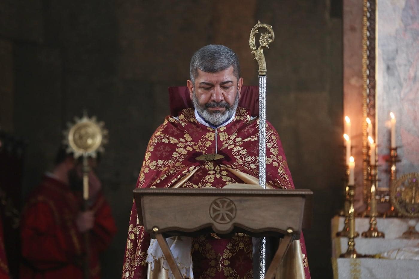 Հայոց Ցեղասպանության սուրբ նահատակների ոգեկոչման արարողությունները Մայր Աթոռ Սուրբ Էջմիածնում (նկարներ) 15 Surb nahtak 4