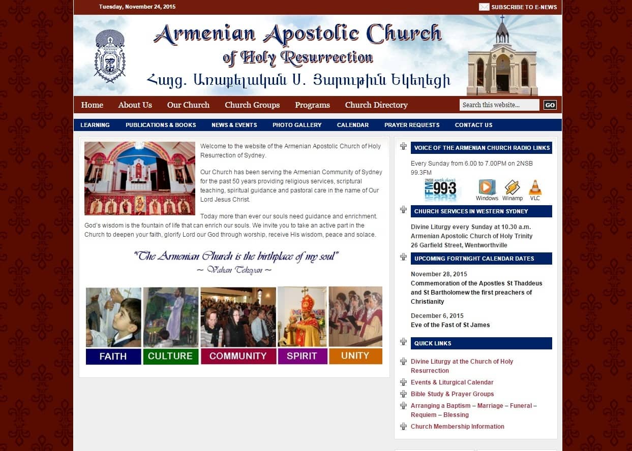 Սիդնեյի Ս.Հարություն եկեղեցու կայքէջ 56 sidneyi kayq