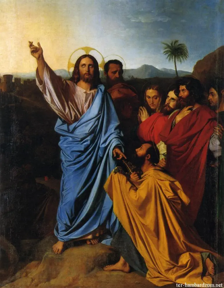 jesus returning the keys to st peter 1820