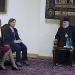 Ամենայն Հայոց Կաթողիկոսն ընդունեց Ֆրանկոֆոնիայի միջազգային կազմակերպության գլխավոր քարտուղարին 15 12 Francophonie 1