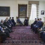 Ամենայն Հայոց Կաթողիկոսն ընդունեց Չեխիայի Հանրապետության Պատգամավորների պալատի նախագահին 13 3 1