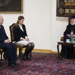Ամենայն Հայոց Կաթողիկոսն ընդունեց Հռոմի Կաթոլիկ համալսարանի Ա. Ջեմելլի հիմնադրամի պատվիրակությանը 18 20 2 3