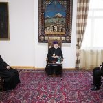 Ամենայն Հայոց Կաթողիկոսն ընդունեց Շիրակի նորանշանակ մարզպետին 11 10 1