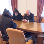 Նախագահ Բակո Սահակյանի հանդիպումը Հայ Առաքելական եկեղեցու Թեհրանի թեմի առաջնորդի հետ 21 Bako handipum