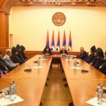 Հանդիպում	Հայ Առաքելական Եկեղեցու գերագույն հոգեւոր խորհրդի անդամների հետ 13 Arcax Geraguyn xorhurd