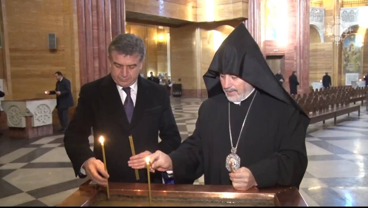 Վարչապետ Կարեն Կարապետյանն այցելել է Մոսկվայի հայոց եկեղեցական համալիր 11 Varchapet Moskva arajnordaran