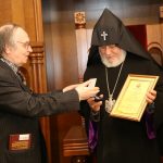 Ամենայն Հայոց Կաթողիկոսին «Բեթղեհեմյան ոսկե աստղ» շքանշան շնորհվեց (նկարներ) 12 20 1