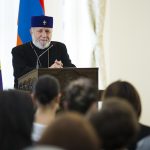 Մայր Աթոռ Սուրբ Էջմիածնի պաշտոնեությունը իր բարեմաղթանքներն ուղղեց Ամենայն Հայոց Կաթողիկոսին 25 21 3 2