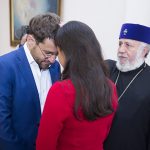 Ամենայն Հայոց Կաթողիկոսն ընդունեց շախմատիստ Լևոն Արոնյանին 12 08 3