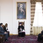 Ամենայն Հայոց Կաթողիկոսն ընդունեց ՀՀ-ում Սիրիայի նորանշանակ դեսպանին 12 28.03.03