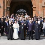 Ամենայն Հայոց Կաթողիկոսն ընդունեց Հունգարիայի Պիտեր Պազմանի անվան Կաթոլիկ համալսարանի ռեկտորին 14 27 7